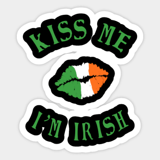 Kiss me - I’m Irish Sticker